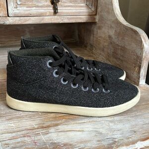 🖤 Allbirds WPM Wool Piper Mid Size 7 Heathered Grey Lace Up